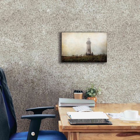 Image of 'Lonely Lighthouse II' by Debra Van Swearingen, Canvas Wall Art,18 x 12