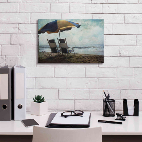 Image of 'Sea For Two' by Debra Van Swearingen, Canvas Wall Art,18 x 12