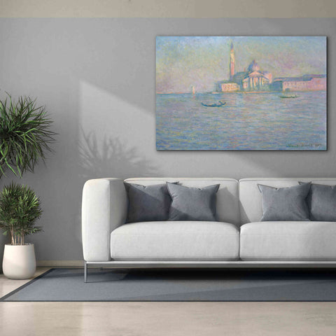 Image of 'The Church of San Giorgio Maggiore, Venice' by Claude Monet, Canvas Wall Art,60 x 40