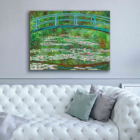 Image of 'The Japanese Footbridge' by Claude Monet, Canvas Wall Art,54 x 40