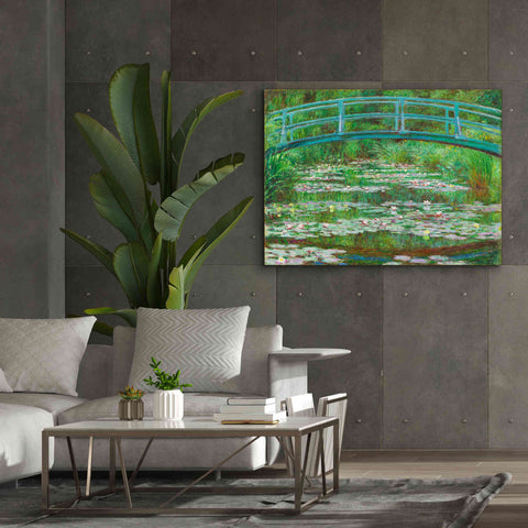 Image of 'The Japanese Footbridge' by Claude Monet, Canvas Wall Art,54 x 40
