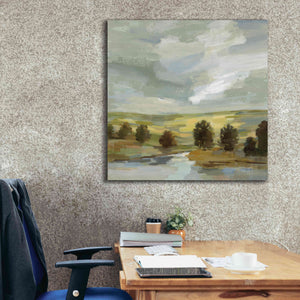 'Country Landscape' by Silvia Vassileva, Canvas Wall Art,37 x 37