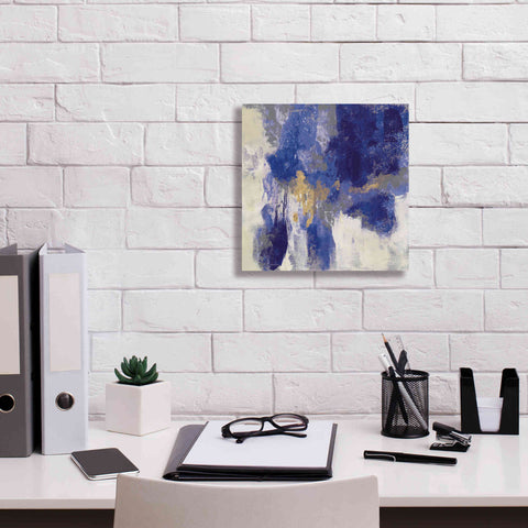 Image of 'Sparkle Abstract II Blue' by Silvia Vassileva, Canvas Wall Art,12 x 12