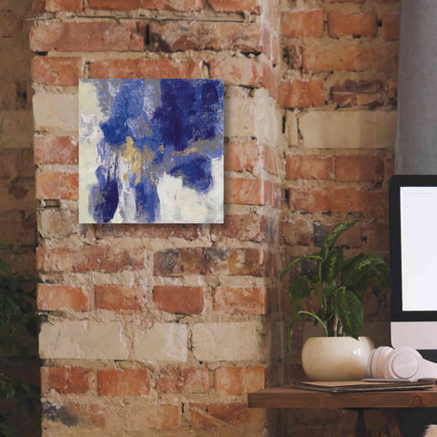 Image of 'Sparkle Abstract II Blue' by Silvia Vassileva, Canvas Wall Art,12 x 12