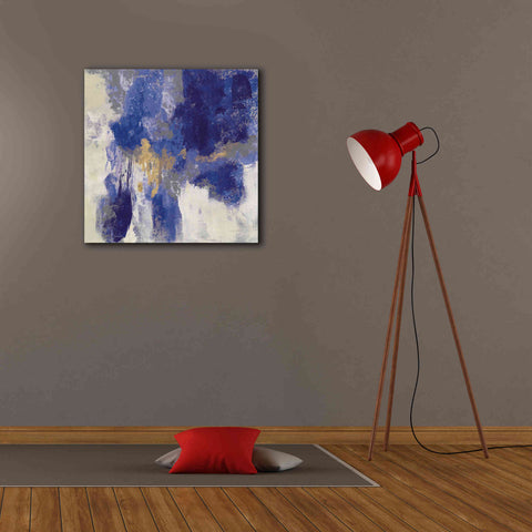 Image of 'Sparkle Abstract II Blue' by Silvia Vassileva, Canvas Wall Art,26 x 26