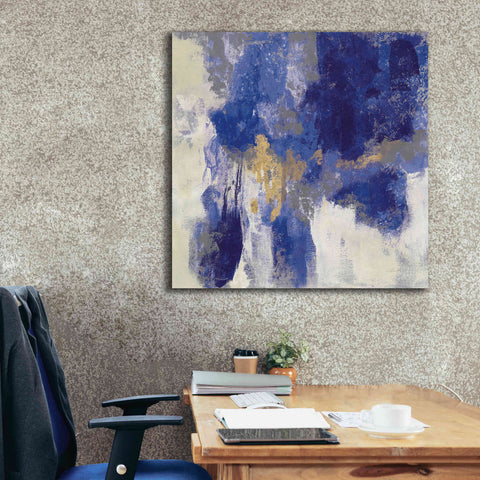 Image of 'Sparkle Abstract II Blue' by Silvia Vassileva, Canvas Wall Art,37 x 37