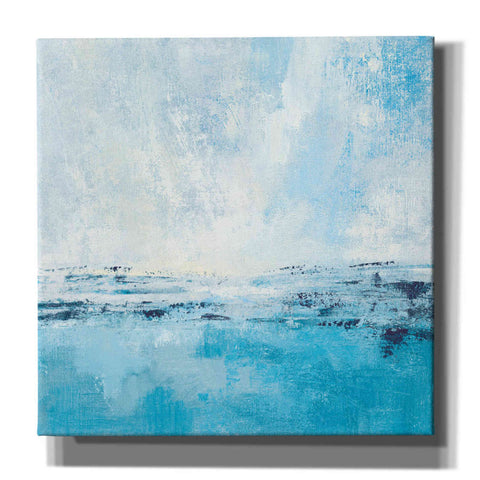 Image of 'Coastal View I Aqua' by Silvia Vassileva, Canvas Wall Art,12x12x1.1x0,18x18x1.1x0,26x26x1.74x0,37x37x1.74x0