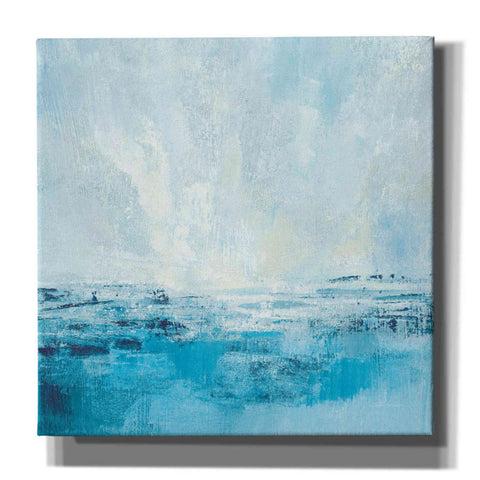 Image of 'Coastal View II Aqua' by Silvia Vassileva, Canvas Wall Art,12x12x1.1x0,18x18x1.1x0,26x26x1.74x0,37x37x1.74x0