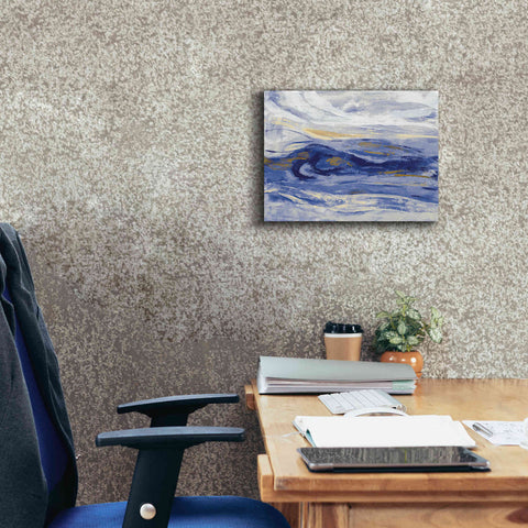 Image of 'Estuary Blue' by Silvia Vassileva, Canvas Wall Art,16 x 12