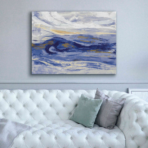 Image of 'Estuary Blue' by Silvia Vassileva, Canvas Wall Art,54 x 40