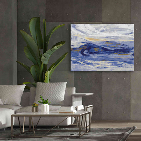 Image of 'Estuary Blue' by Silvia Vassileva, Canvas Wall Art,54 x 40