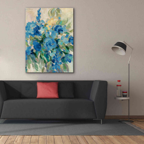 Image of 'Flower Market III Blue' by Silvia Vassileva, Canvas Wall Art,40 x 54