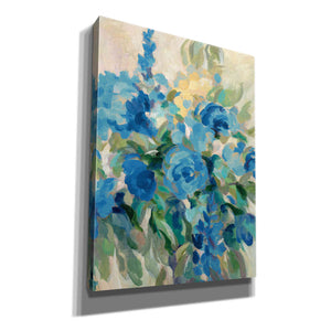 'Flower Market III Blue' by Silvia Vassileva, Canvas Wall Art,12x16x1.1x0,20x24x1.1x0,26x30x1.74x0,40x54x1.74x0