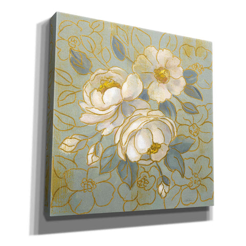 Image of 'Sage Floral I' by Silvia Vassileva, Canvas Wall Art,12x12x1.1x0,18x18x1.1x0,26x26x1.74x0,37x37x1.74x0