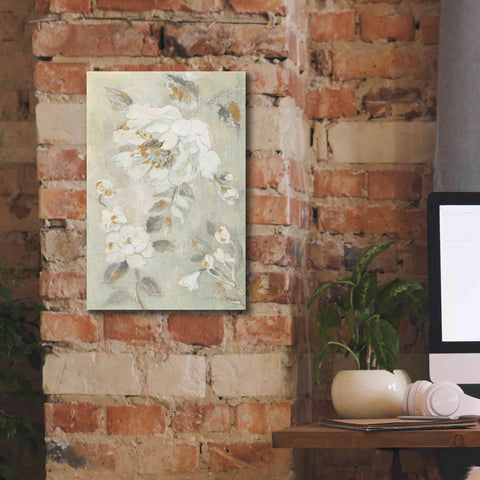 Image of 'Romantic Spring Flowers II White' by Silvia Vassileva, Canvas Wall Art,12 x 18