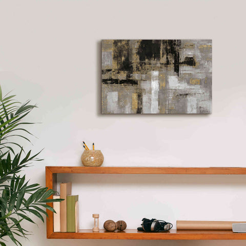 Image of 'Smoky Harbor Sunset' by Silvia Vassileva, Canvas Wall Art,18 x 12