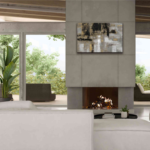 Image of 'Smoky Harbor Sunset' by Silvia Vassileva, Canvas Wall Art,40 x 26