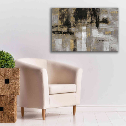 Image of 'Smoky Harbor Sunset' by Silvia Vassileva, Canvas Wall Art,40 x 26