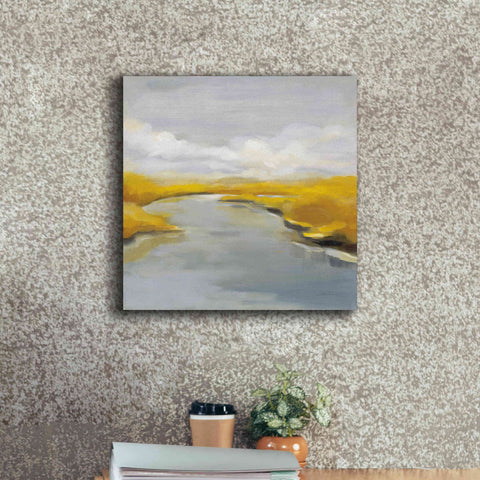 Image of 'Maine Fall River' by Silvia Vassileva, Canvas Wall Art,18 x 18