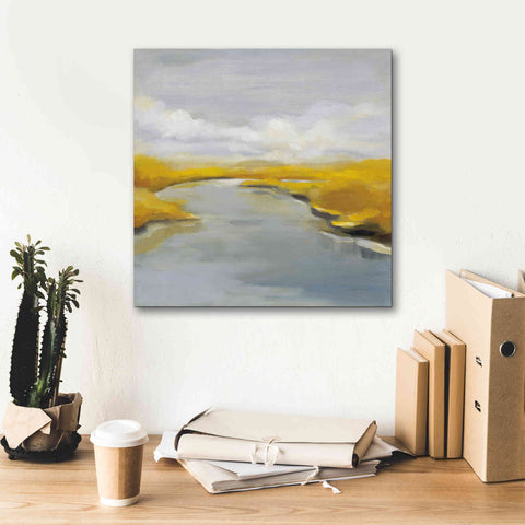 Image of 'Maine Fall River' by Silvia Vassileva, Canvas Wall Art,18 x 18