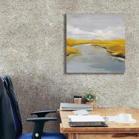 Image of 'Maine Fall River' by Silvia Vassileva, Canvas Wall Art,26 x 26