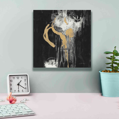 Image of 'Golden Rain I BW' by Silvia Vassileva, Canvas Wall Art,12 x 12