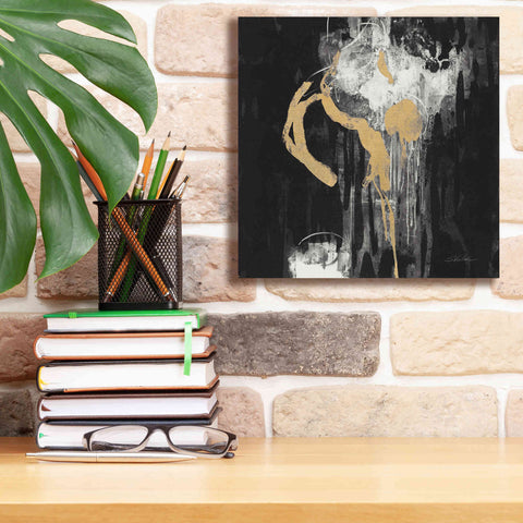 Image of 'Golden Rain I BW' by Silvia Vassileva, Canvas Wall Art,12 x 12