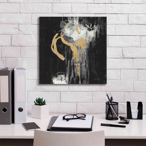 Image of 'Golden Rain I BW' by Silvia Vassileva, Canvas Wall Art,18 x 18