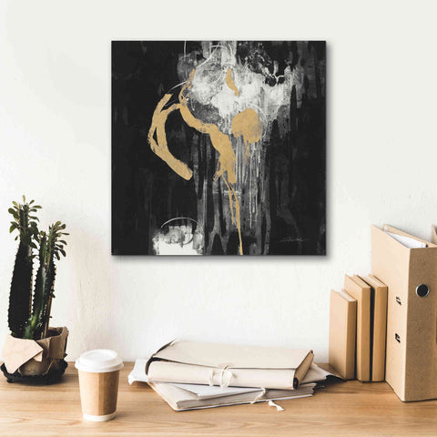 Image of 'Golden Rain I BW' by Silvia Vassileva, Canvas Wall Art,18 x 18