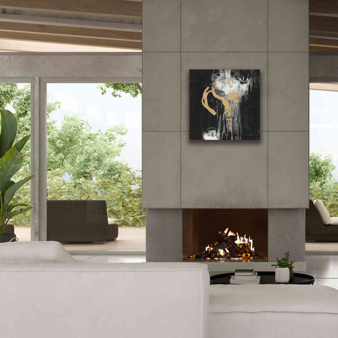 Image of 'Golden Rain I BW' by Silvia Vassileva, Canvas Wall Art,26 x 26