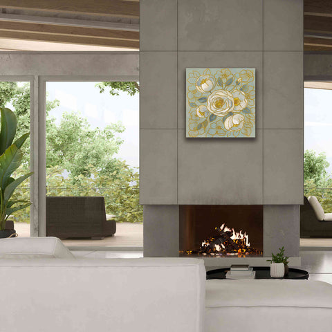 Image of 'Sage Floral II' by Silvia Vassileva, Canvas Wall Art,26 x 26