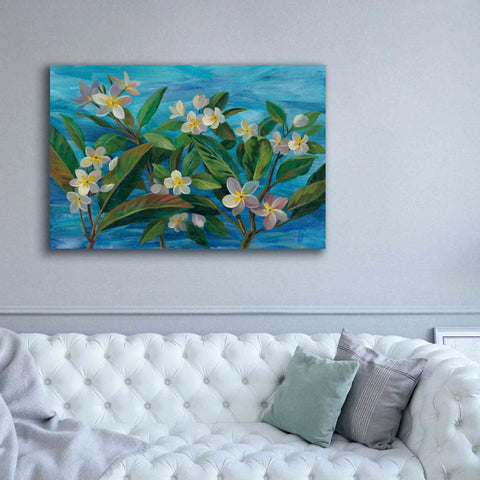 Image of 'Oceanside Plumeria' by Silvia Vassileva, Canvas Wall Art,60 x 40