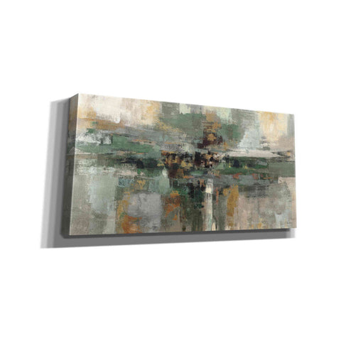 Image of 'Morning Fjord Rifle Green' by Silvia Vassileva, Canvas Wall Art,24x12x1.1x0,40x20x1.74x0,60x30x1.74x0