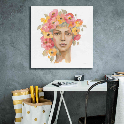Image of 'International Woman I' by Silvia Vassileva, Canvas Wall Art,26 x 26