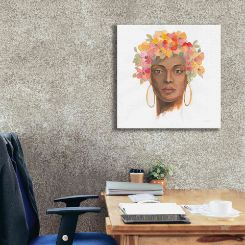 Image of 'International Woman II' by Silvia Vassileva, Canvas Wall Art,26 x 26