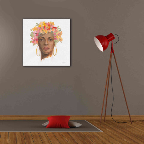 Image of 'International Woman II' by Silvia Vassileva, Canvas Wall Art,26 x 26
