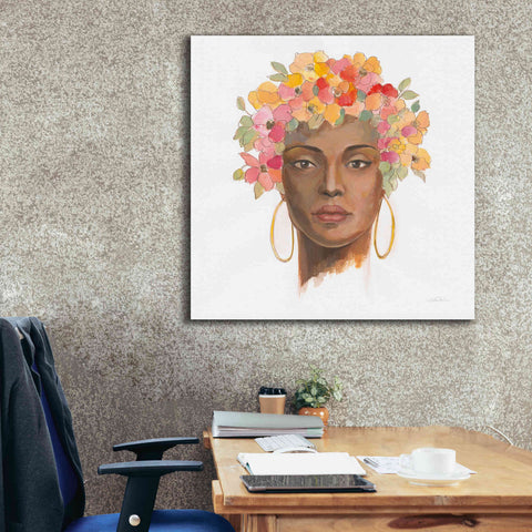 Image of 'International Woman II' by Silvia Vassileva, Canvas Wall Art,37 x 37