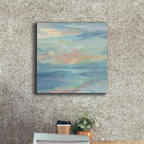 Image of 'June Morning by the Sea' by Silvia Vassileva, Canvas Wall Art,18 x 18