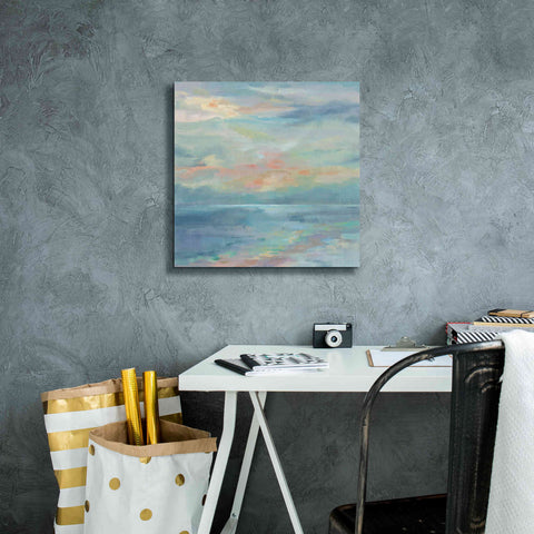 Image of 'June Morning by the Sea' by Silvia Vassileva, Canvas Wall Art,18 x 18