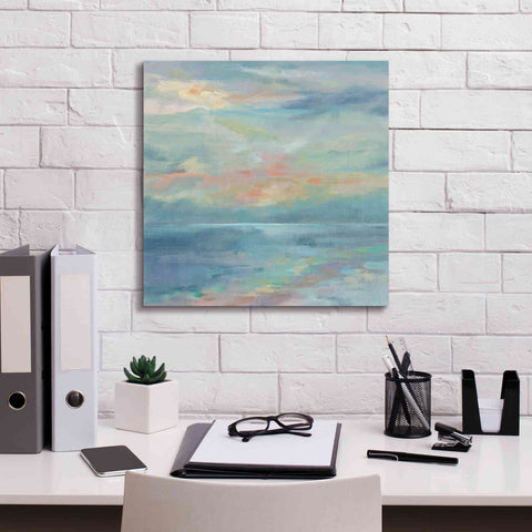 Image of 'June Morning by the Sea' by Silvia Vassileva, Canvas Wall Art,18 x 18