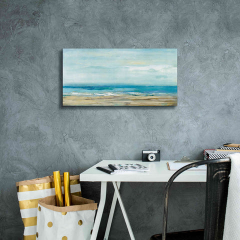 Image of 'Sea Coast' by Silvia Vassileva, Canvas Wall Art,24 x 12