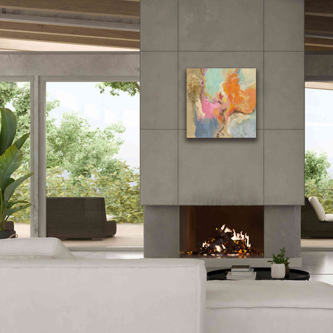 Image of 'Tangerine Gold Mid Mod' by Silvia Vassileva, Canvas Wall Art,26 x 26