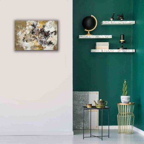 Image of 'Leaves on the Asphalt' by Silvia Vassileva, Canvas Wall Art,26 x 18