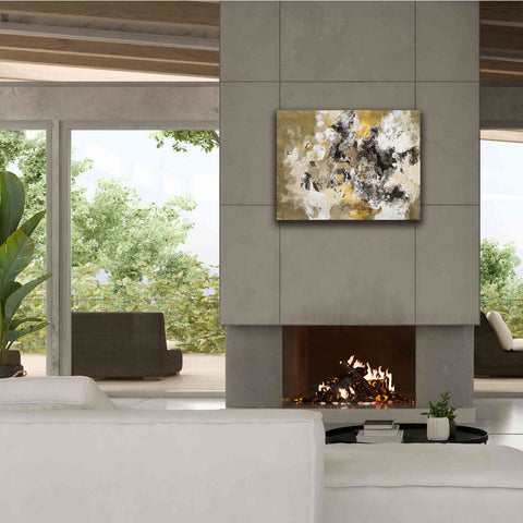 Image of 'Leaves on the Asphalt' by Silvia Vassileva, Canvas Wall Art,34 x 26