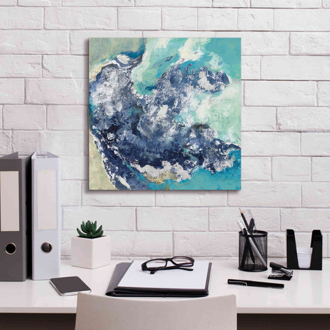 Image of 'Turquoise' by Silvia Vassileva, Canvas Wall Art,18 x 18