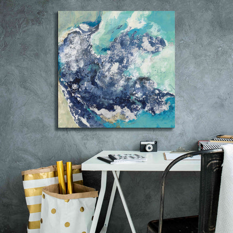 Image of 'Turquoise' by Silvia Vassileva, Canvas Wall Art,26 x 26