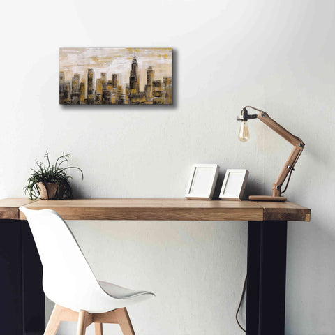 Image of 'Manhattan Skyline' by Silvia Vassileva, Canvas Wall Art,24 x 12