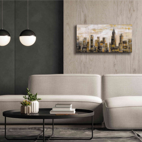 Image of 'Manhattan Skyline' by Silvia Vassileva, Canvas Wall Art,40 x 20