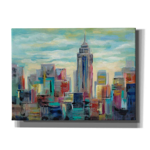 Image of 'Colorful Day in Manhattan' by Silvia Vassileva, Canvas Wall Art,16x12x1.1x0,26x18x1.1x0,34x26x1.74x0,54x40x1.74x0