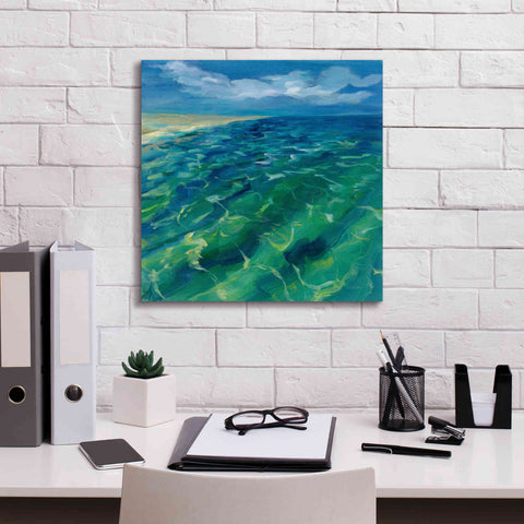 Image of 'Sunny Sea Reflections' by Silvia Vassileva, Canvas Wall Art,18 x 18